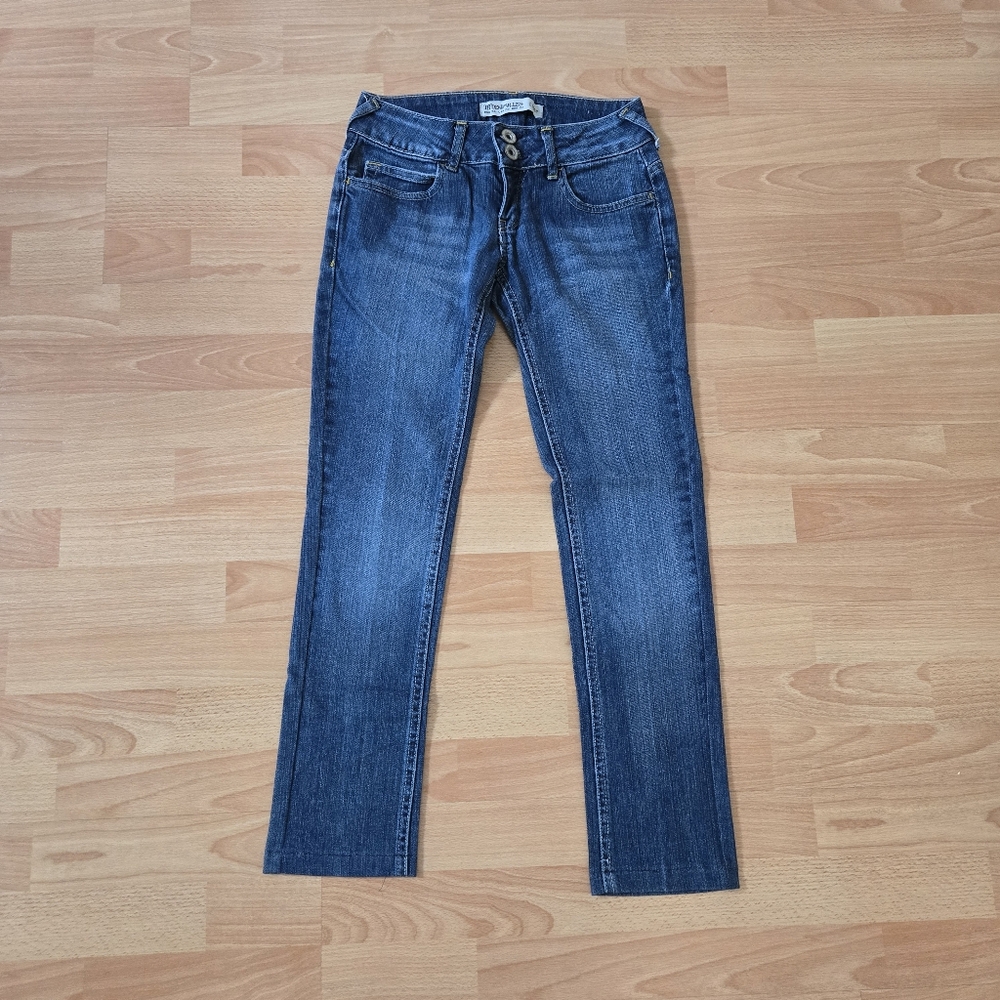 TRF Denim Rules Y2K vintage 2000s low rise straight leg denim jeans